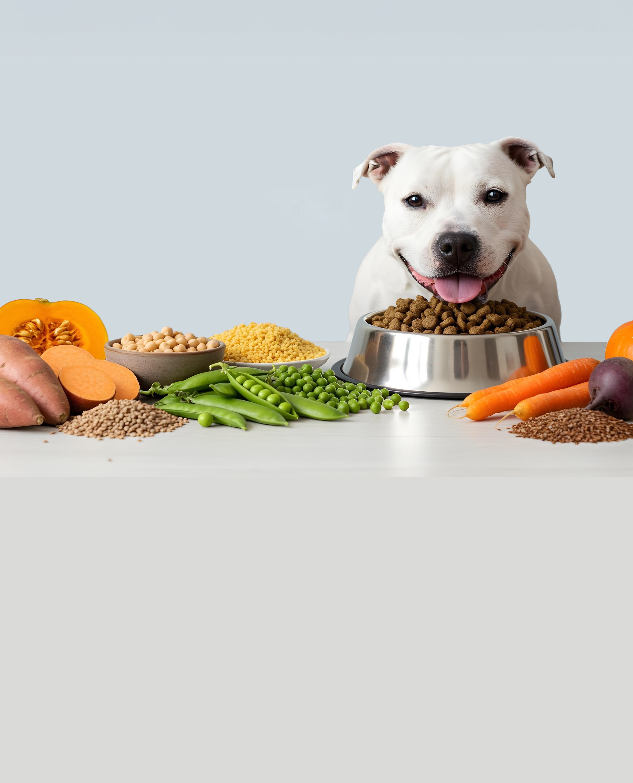 Happy pit bull dog with collar - mobile